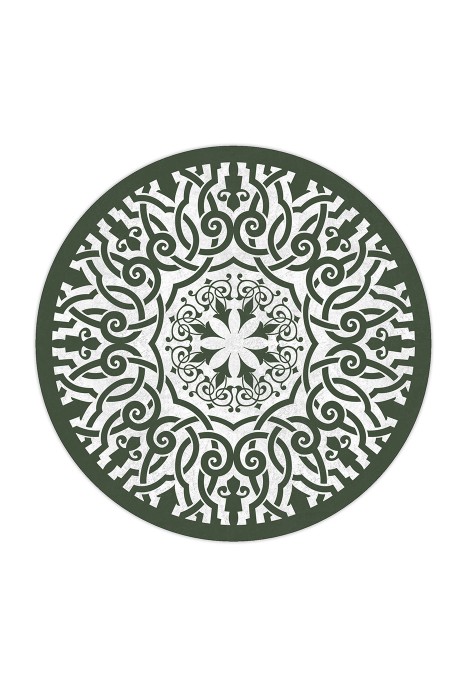Mandala Desen Desen Dekoratif Yuvarlak Halı
